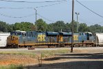 CSX 5313 & 5456 sit in the yard